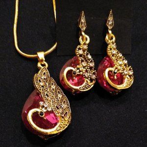 Turkish  Peacock Jewelry set